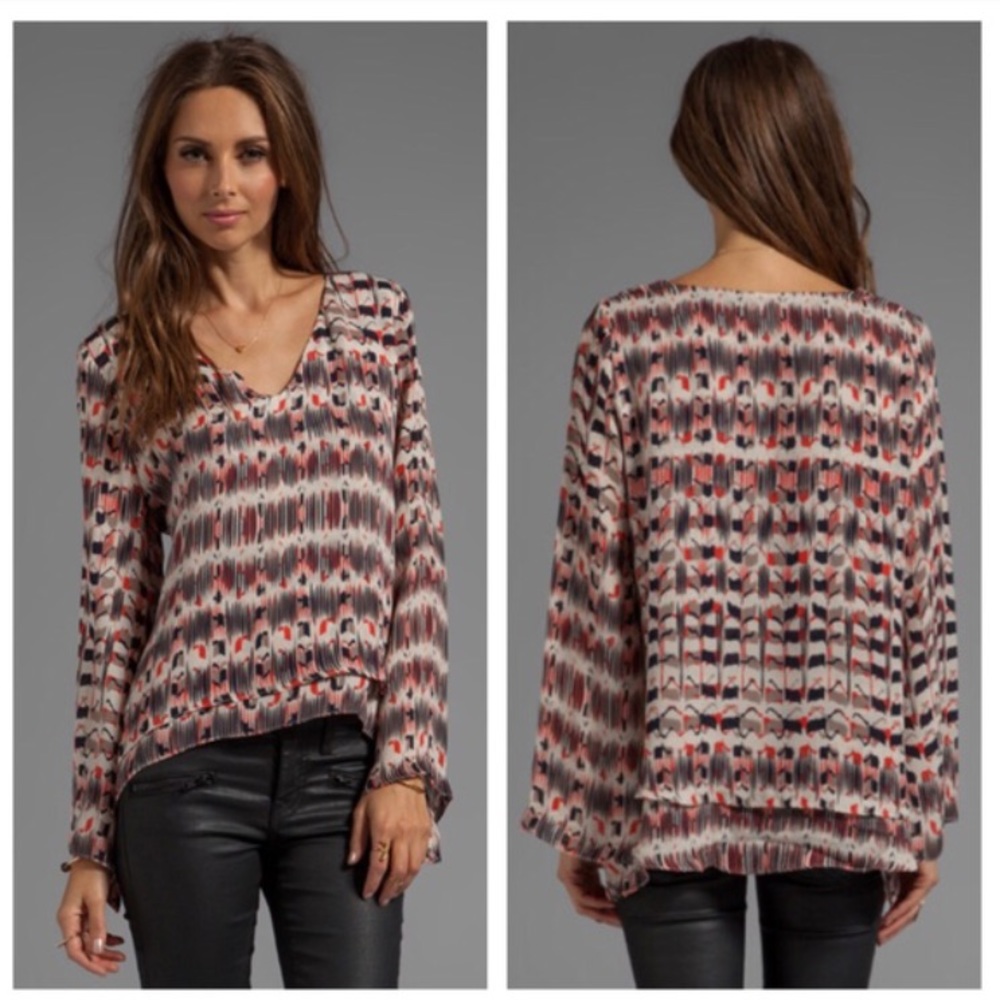 Parker silk top